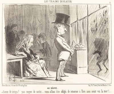 Til havna av Honoré Daumier