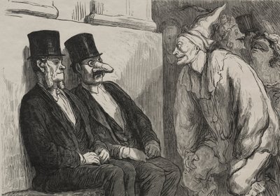På operaballet: du har det for mye moro. av Honoré Daumier