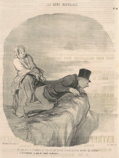 I himmelens navn ser ikke Theodore ut... av Honoré Daumier