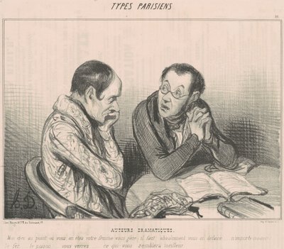 Dramatikere av Honoré Daumier