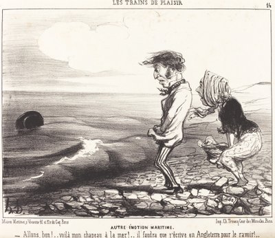 En annen maritim følelse av Honoré Daumier