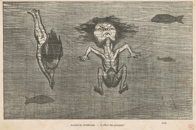 Uferdige badegjester av Honoré Daumier
