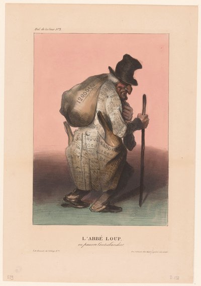Baron Joseph-Dominique Louis som en fattig smugler L