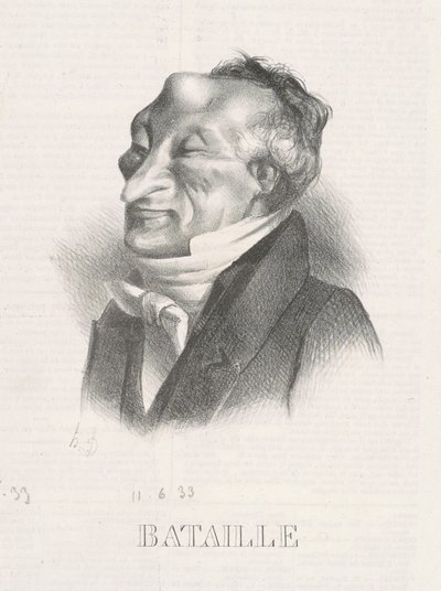 Bataille (Alex. Simon Pataille)norvegian av Honoré Daumier