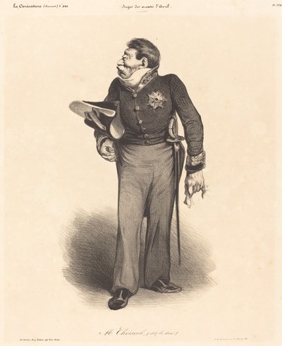 AT. Gabriel, hertug av Choiseul av Honoré Daumier