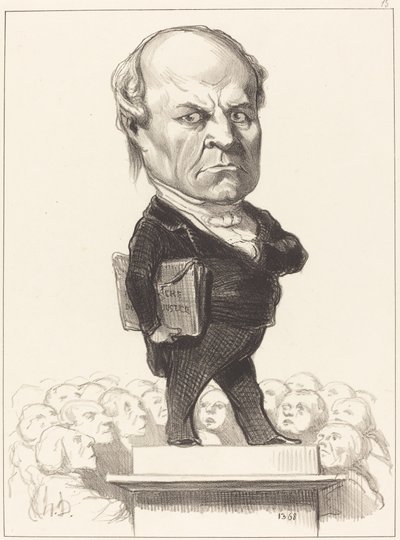 C.H. Odilon Barrot av Honoré Daumier