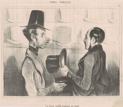 Den passer deg som hånd i hanske! av Honoré Daumier