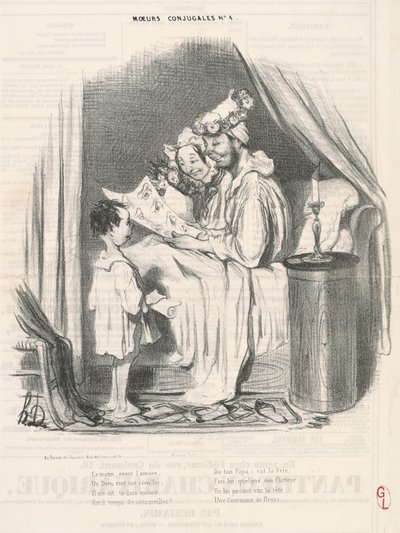 Denne morgenen før daggry... av Honoré Daumier