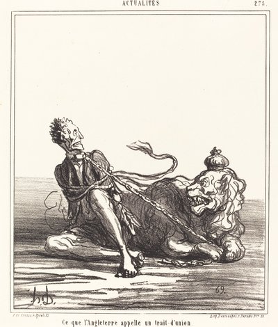 Det England kaller en bindestrek av Honoré Daumier