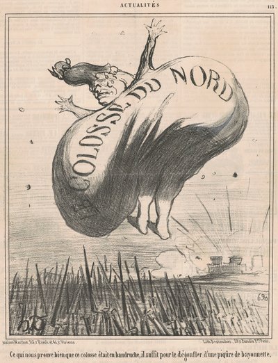 Som beviser for oss... at denne kolossen... av Honoré Daumier