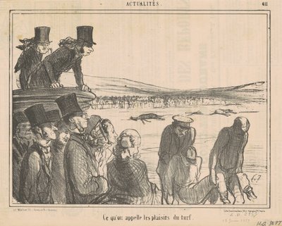 Det vi kaller gressmattens gleder av Honoré Daumier