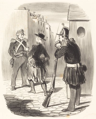Den jævla Pigochard... av Honoré Daumier