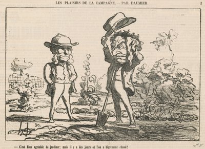 Det er fint å hage av Honoré Daumier