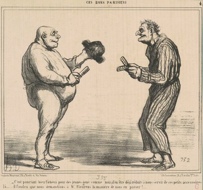Det er imidlertid uheldig for... av Honoré Daumier