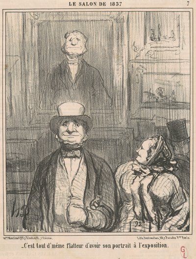 Det er like smigrende å ha av Honoré Daumier