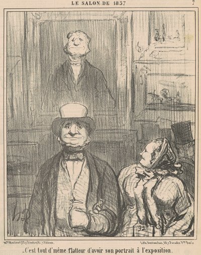 Det er smigrende å ha... av Honoré Daumier