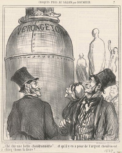 Ché cha en vakker kjeleproduksjon! av Honoré Daumier