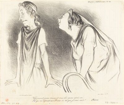 Sjarmerende ... drar alle hjerter etter deg ... av Honoré Daumier