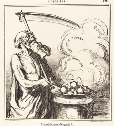 Store gutter hot! varmt!... av Honoré Daumier