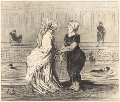 Kjære baronesse, jeg gratulerer deg... av Honoré Daumier