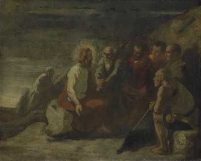Kristus og hans disipler av Honoré Daumier