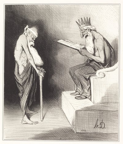 Minos nåde av Honoré Daumier