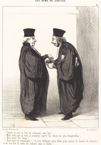 Som jeg fortalte deg, er du ferdig! av Honoré Daumier