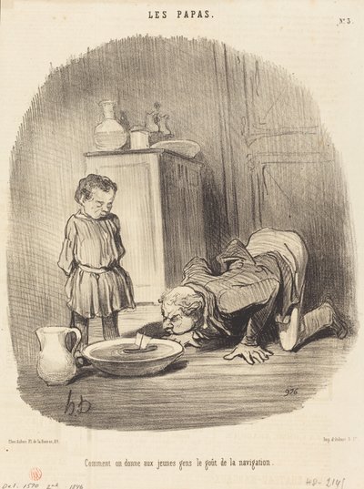 Hvordan vi gir... smaken av navigasjon av Honoré Daumier