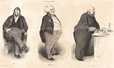 Greve Portalis - hertug av Bassano - greve av Montlosier av Honoré Daumier