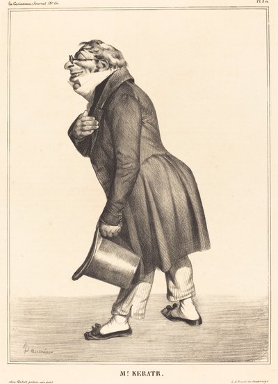 Greve av Keratry av Honoré Daumier