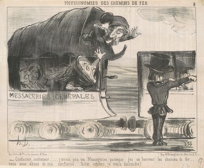 Sjåfør ... jeg hadde tatt budene dine ... av Honoré Daumier
