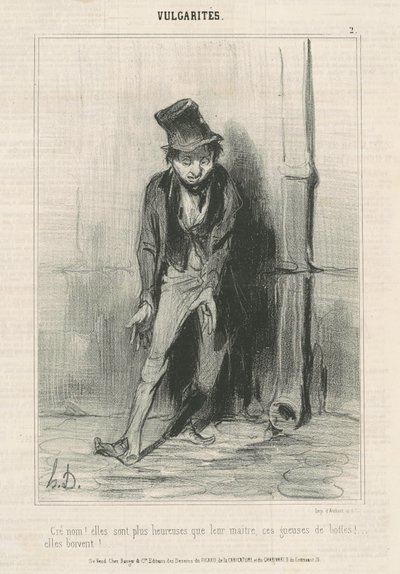 Cré nom: De er lykkeligere... av Honoré Daumier