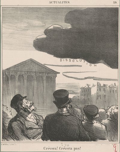 vil skape! Vil ikke lage! av Honoré Daumier