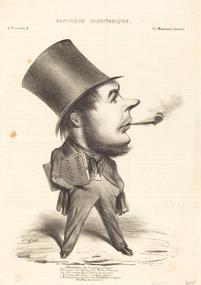 Daumier var den vanlige maleren... av Honoré Daumier