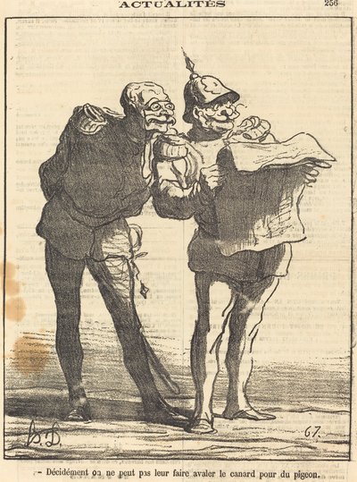 Klart vi ikke kan... av Honoré Daumier