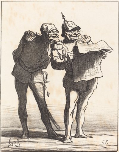 Klart vi ikke kan... av Honoré Daumier
