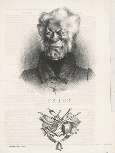 Gull (J. -Ant. -Adrien Delort) av Honoré Daumier
