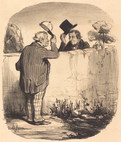 to gode naboer av Honoré Daumier