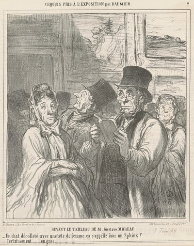 Foran maleriet av M. G. Moreau av Honoré Daumier