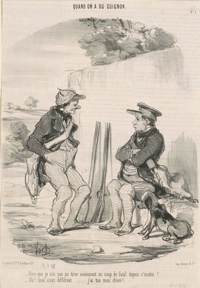 Å si at jeg ikke kunne skyte ... av Honoré Daumier