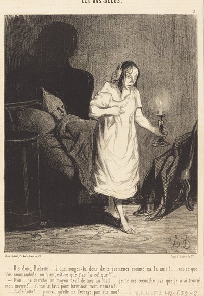 Si, Bichette... hva tenker du... av Honoré Daumier