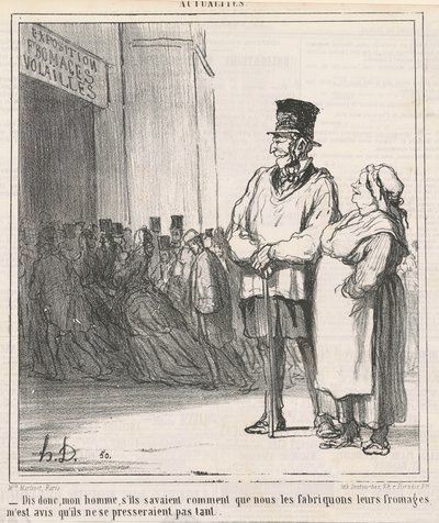 Si, min mann, hvis de visste... av Honoré Daumier