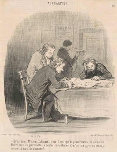 Si, M'sieu Colimard... av Honoré Daumier