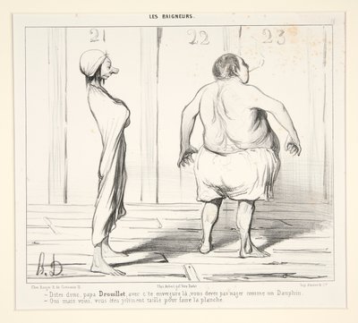 Si det, pappa Drouillet, med ca av Honoré Daumier