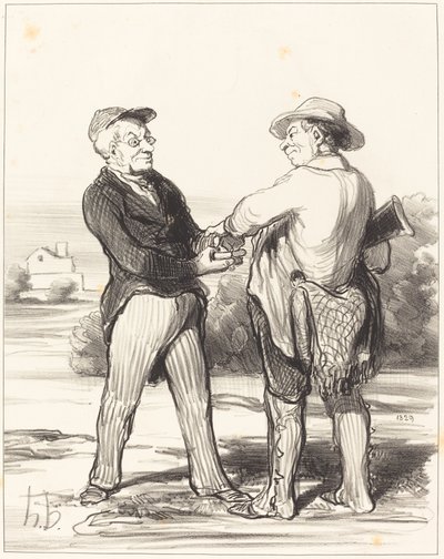 Si, president, umulig å fange en hare... av Honoré Daumier