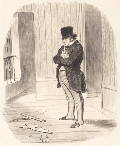 Flyttet!... av Honoré Daumier