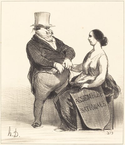 Doktor... Jeg er ikke så syk... av Honoré Daumier
