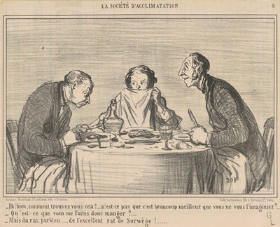 Hei! Vel, hvordan finner du det? av Honoré Daumier