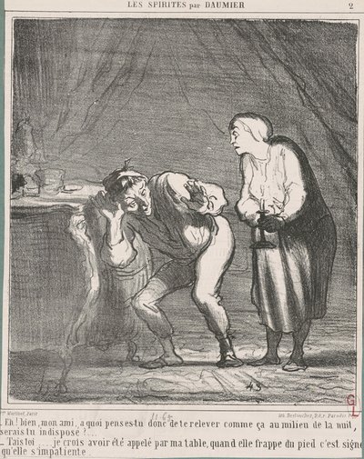 Hei! Vel... min venn, hva tenker du på? ... av Honoré Daumier