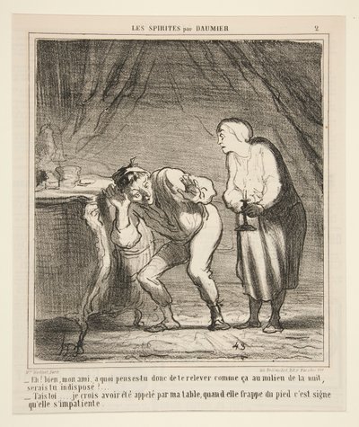 Hei! Vel, min venn, hva synes du om å stå opp slik? av Honoré Daumier
